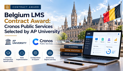 Belgium LMS Contract Award: Cronos Public Services Selected by AP University